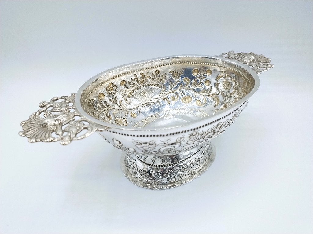 Friese zilveren brandewijnkom, ca. 1780, Verzenden, Zilver