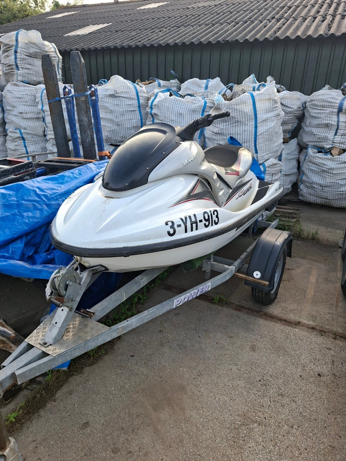 Yamaha  Millennium editie 1200  trailer -, Watersport en Boten, Jetski's en Waterscooters, Ophalen of Verzenden, Gebruikt, Benzine