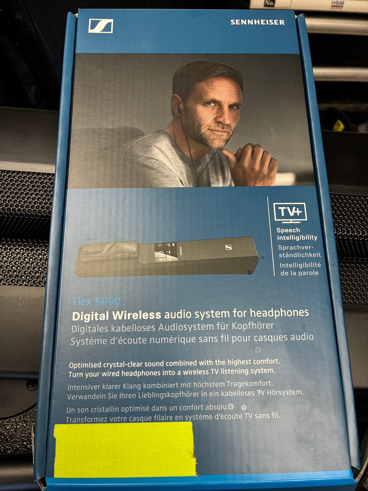 Sennheiser draadloos audiosysteem koptelefoon flex 5000, Audio, Tv en Foto, Koptelefoons, Ophalen of Verzenden, Zo goed als nieuw