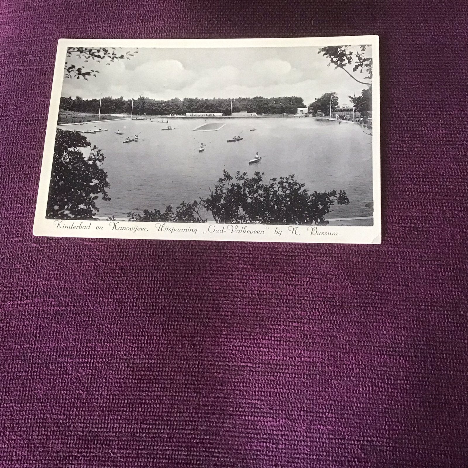 Oud Valkeveen Kinderbad en Kanovijver., Ophalen of Verzenden, 1940 tot 1960