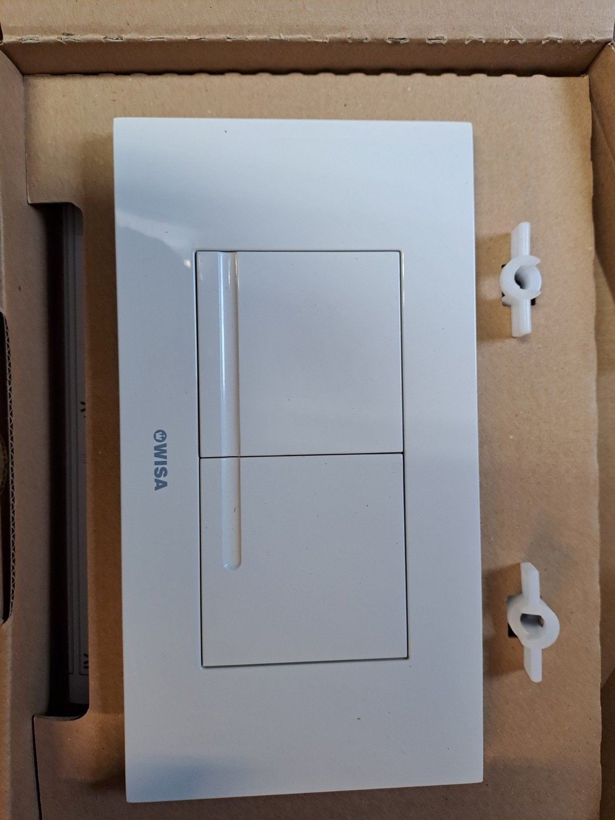 WISA Kantos Dual Flush Bedieningspaneel Wit, Ophalen of Verzenden, Nieuw, Toilet