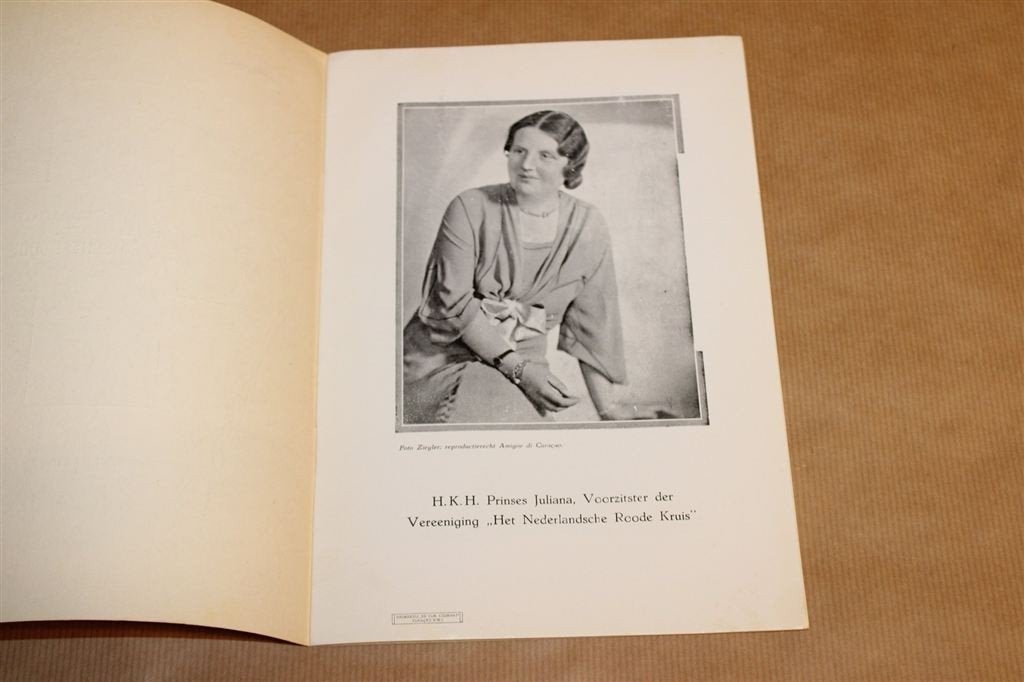 NL Rode Kruis Curaçao — Verslag 1934-1936 [Zeldzaam], Boeken, Ophalen of Verzenden, Gelezen