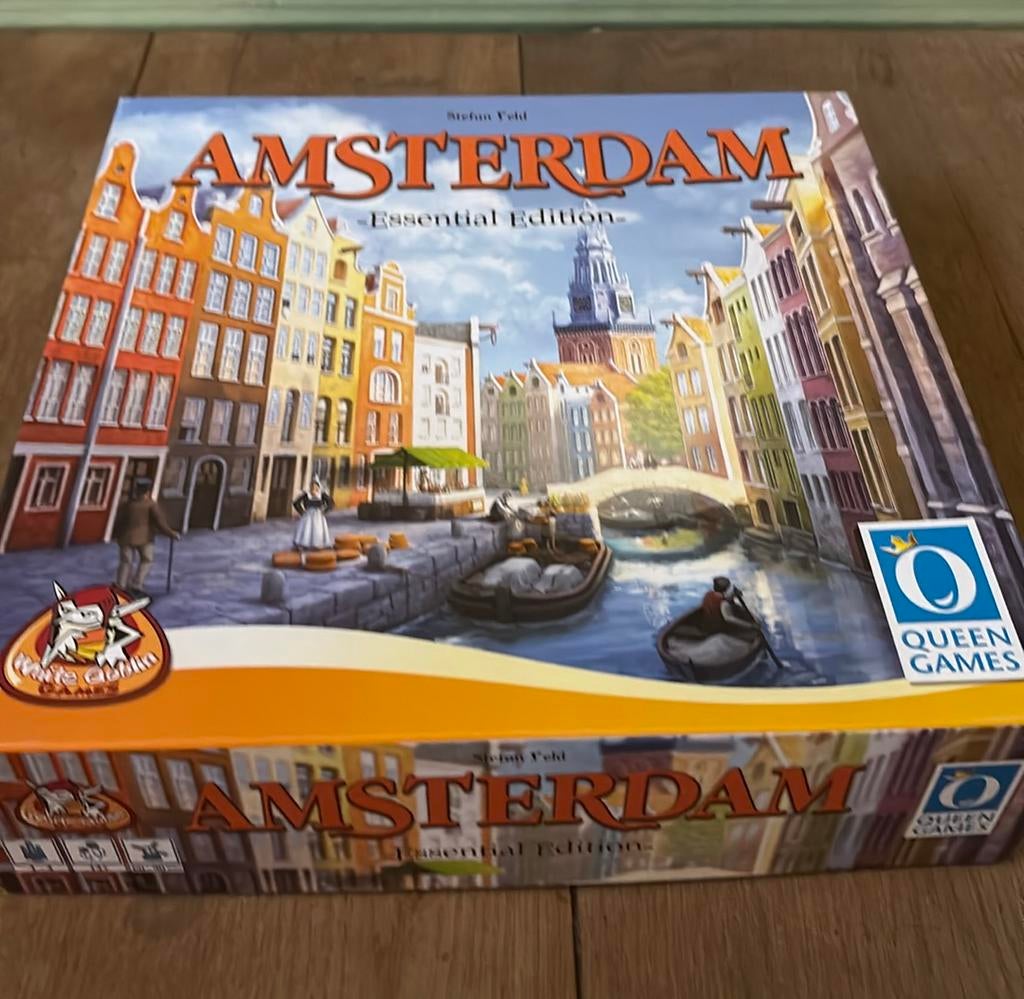 Bordspel: Amsterdam (basisspel + 4 uitbreidingen), Ophalen of Verzenden, Zo goed als nieuw