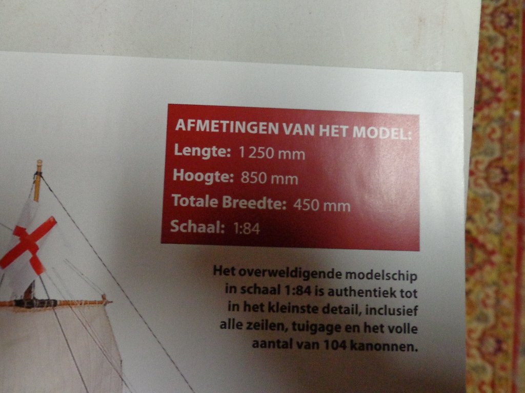 houten modelboot en gereedschap, Ophalen, Zo goed als nieuw, Groter dan 1:32, Overige merken