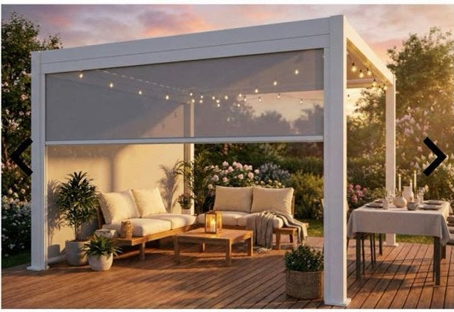 Lamellla tuin screens NIEUW IN DOOS 300 x 250cm, Ophalen, Nieuw