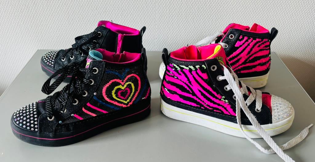 Set van 2 paar Twi-lites sketchers sneakers maat 35, Ophalen of Verzenden, Zo goed als nieuw, Meisje, Schoenen