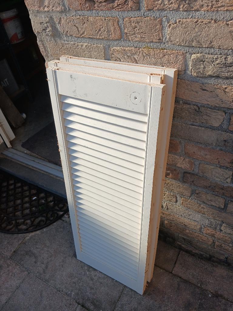 louvredeur, Doe-het-zelf en Verbouw, Deuren en Horren, Ophalen, Gebruikt, Minder dan 80 cm, Binnendeur