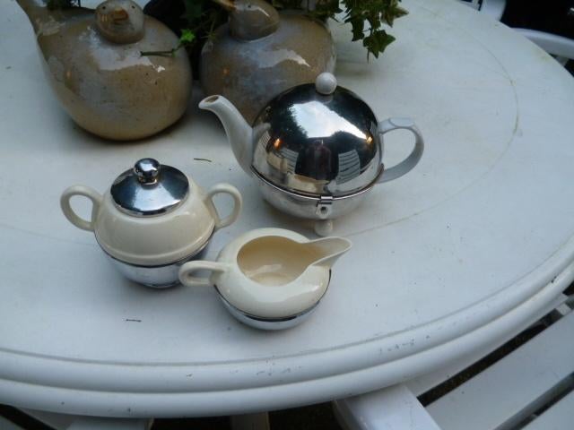 Benraad roomstel + 4 x Bredemeijer theepot, Huis en Inrichting, Keuken | Servies, Ophalen of Verzenden, Zo goed als nieuw, Overige stijlen