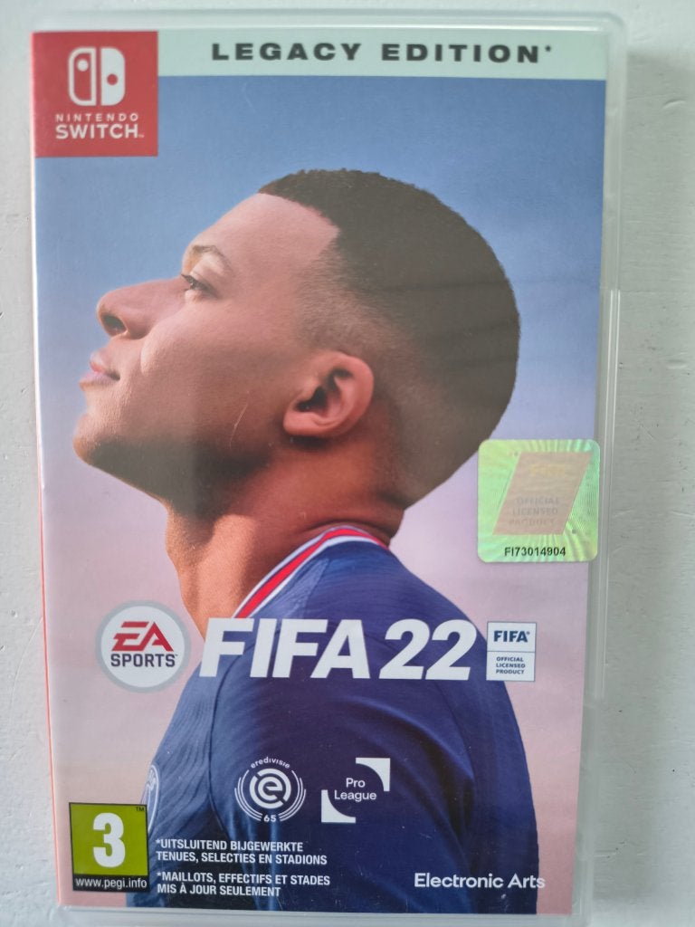 FIFA 22 Legacy Edition - Nintendo Switch, Gebruikt, 1 speler, Ophalen of Verzenden, Eén computer