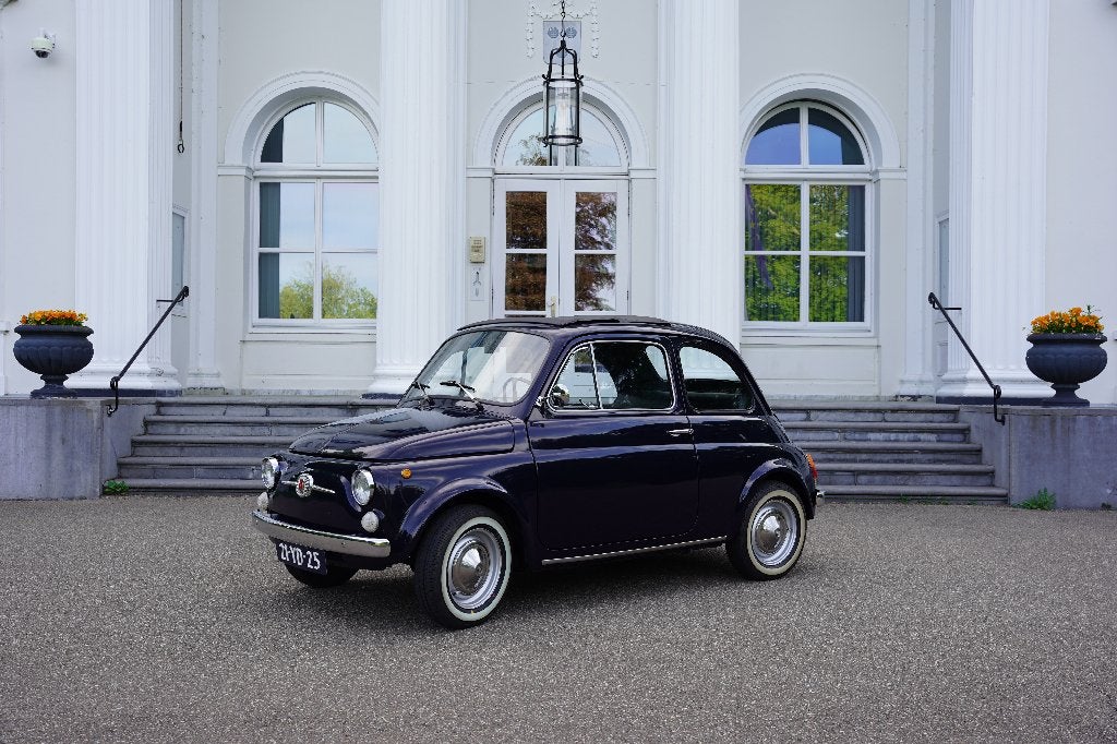 Fiat 500R 1973 – Nette klassieker voor de echte liefhebber, Auto's, 512 kg, Zwart, 594 cc, Blauw