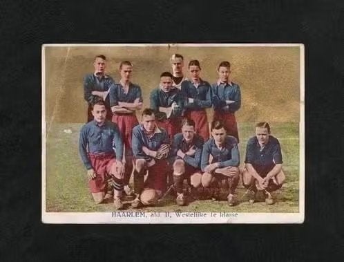Voetbalplaatje Haarlem Jaren 20/30., Ophalen of Verzenden, Gebruikt