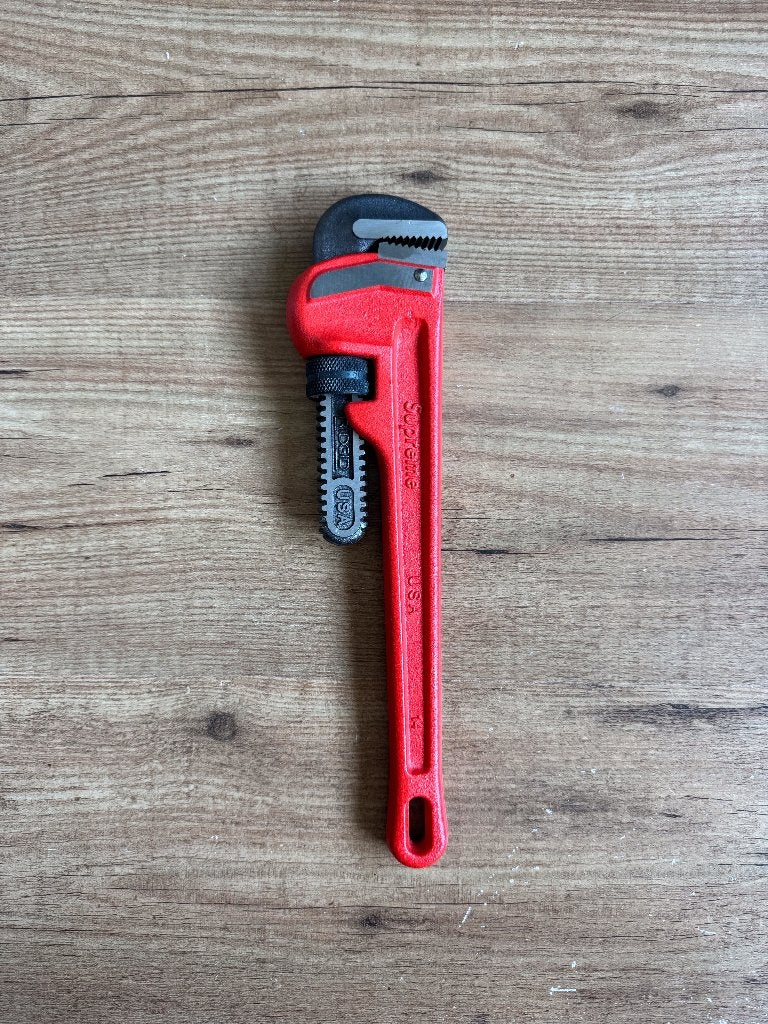 Supreme Ridgid Pipe Wrench (rood) heavy duty buistang, Ophalen of Verzenden, Nieuw, Tang