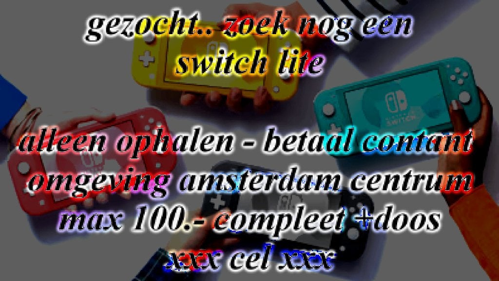 gezocht: switch lite xxx omgeving Amsterdam, Spelcomputers en Games, Games | Nintendo Switch, 1 speler, Ophalen, Gebruikt, Vanaf 7 jaar