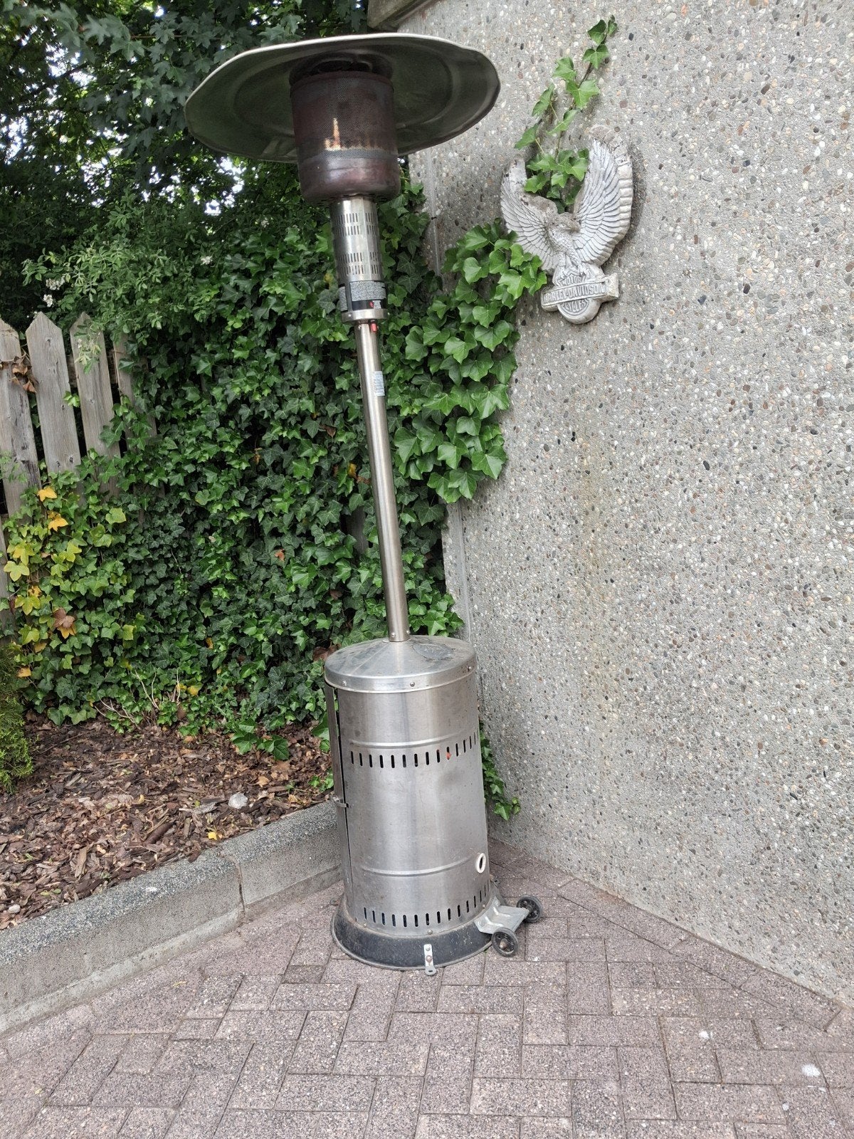 Heater  Terras verwarmer, Tuin en Terras, Terrasverwarmers, Ophalen, Gebruikt, Gas, Vloer