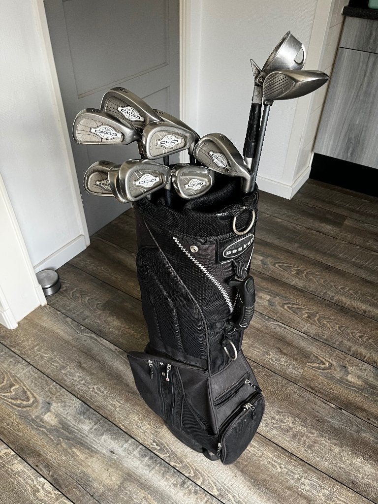 Callaway Big Bertha x-12 set incl. Tas en 7 wood, Ophalen of Verzenden, Gebruikt, Set, Callaway