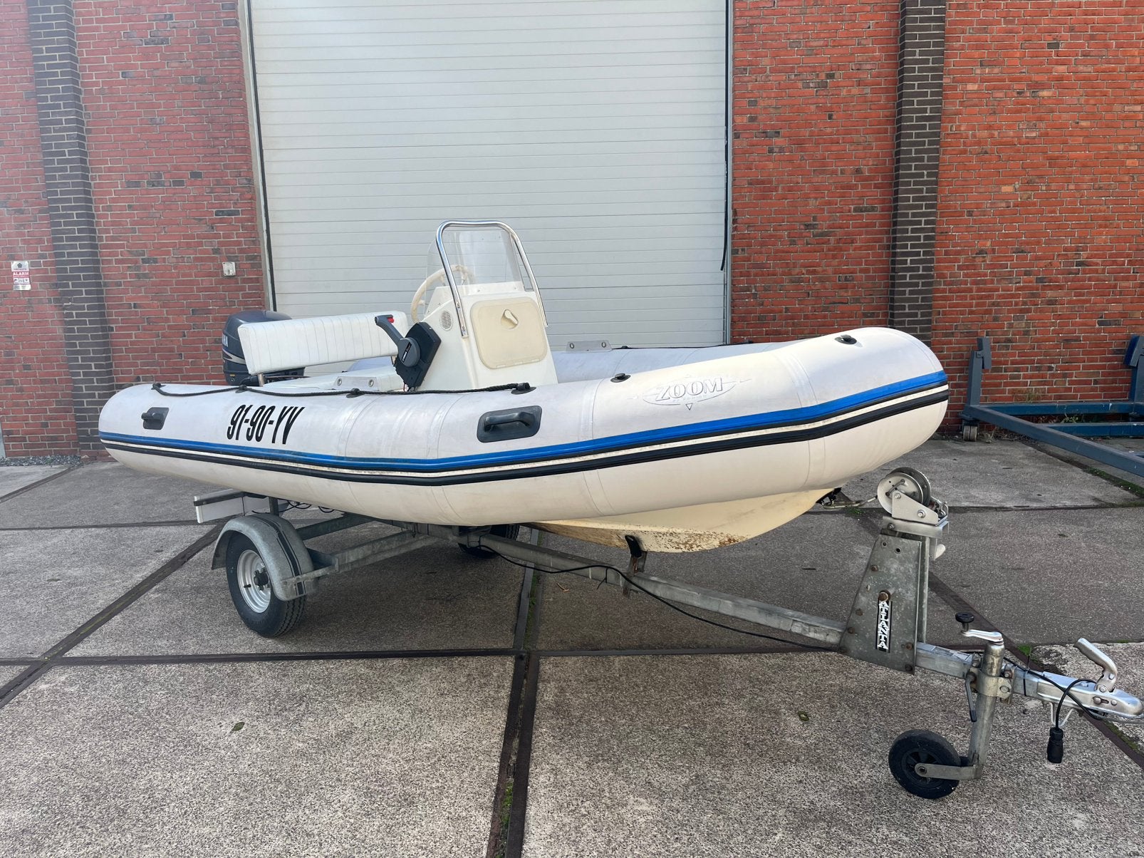 Mooie Complete Rib Zodiac 4mtr met 40pk Yamaha 4takt, 4 m, Anker, Yamaha, Zo goed als nieuw