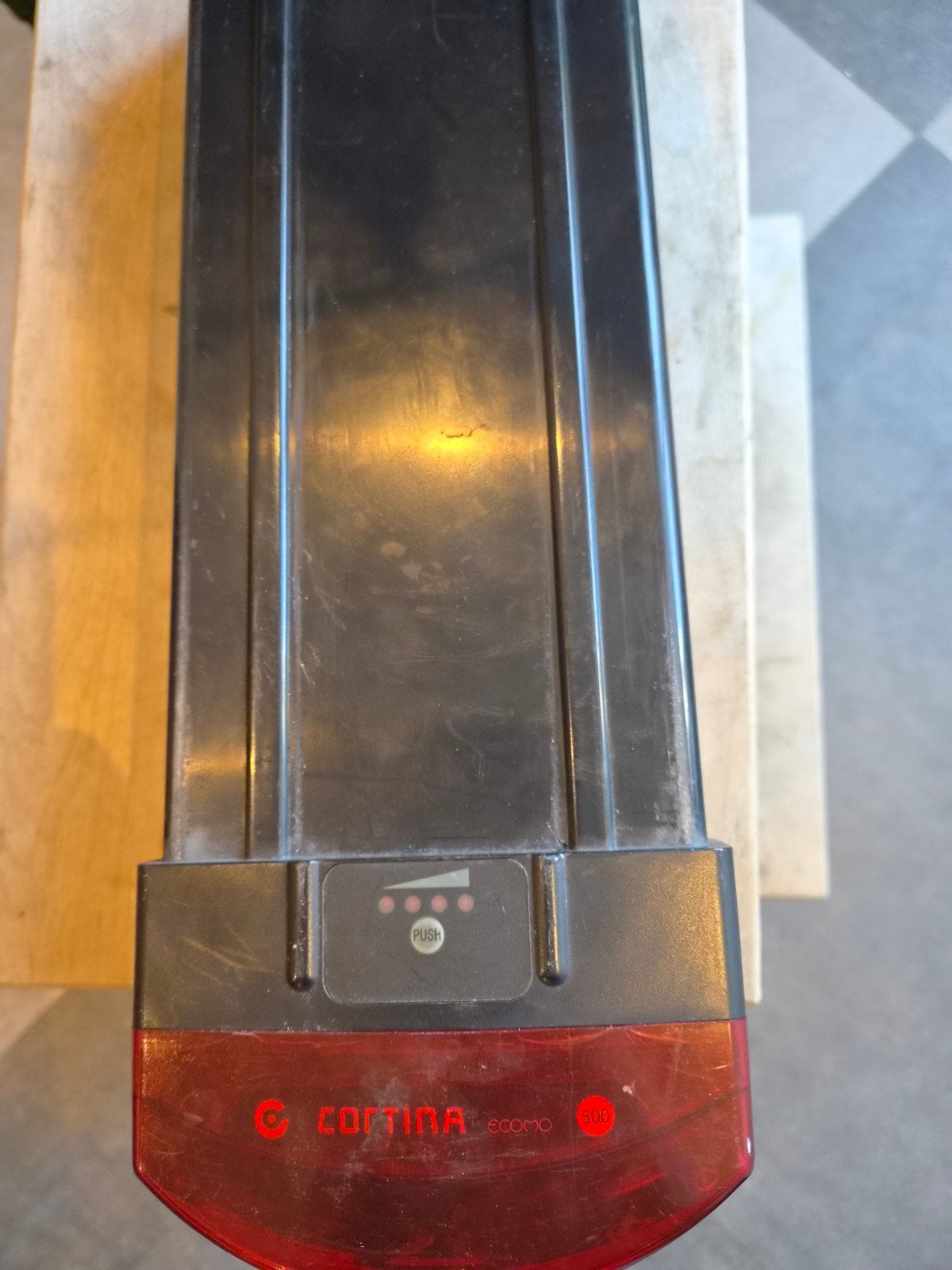Cortina Ecomo 500 accu zonder lader, Gebruikt