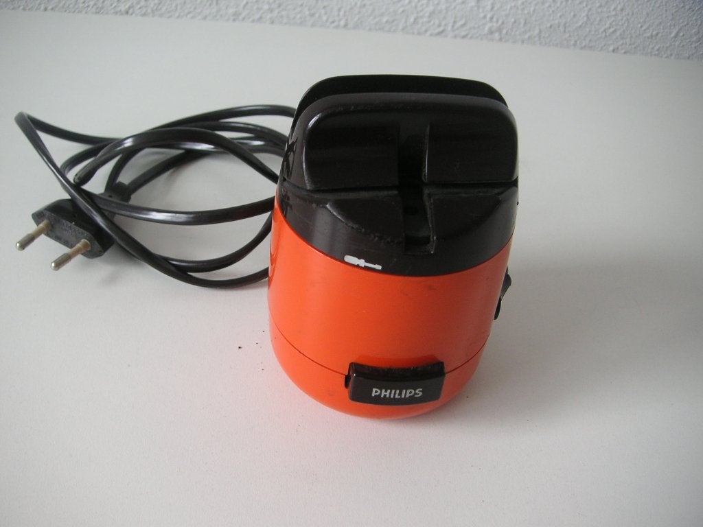 Vintage Elektrische Messenslijper (Philips), Ophalen, Gebruikt