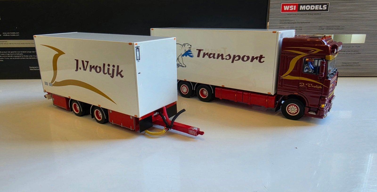 WSI Vrolijk Daf 95 XF, Ophalen of Verzenden, Nieuw, Bus of Vrachtwagen, Wsi