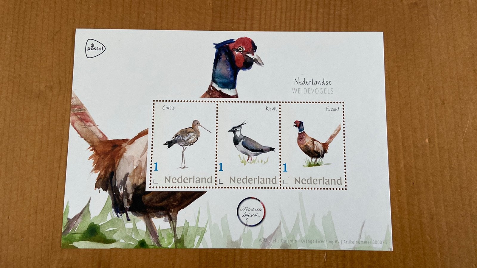 2020 postset nederlandse weidevogels postfris, Postzegels en Munten, Postzegels | Nederland, Ophalen of Verzenden, Na 1940, Postfris