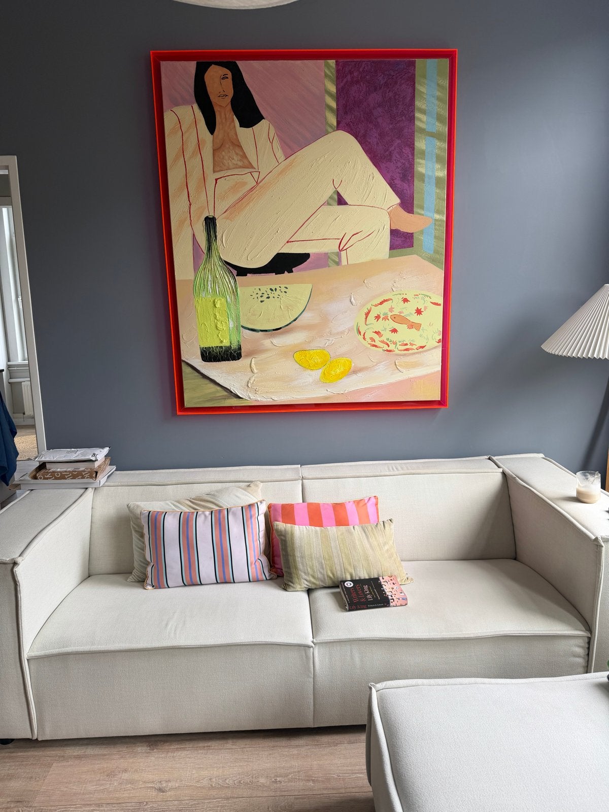 HKliving schilderij 'Get your groove on' - Z.g.a.n., Ophalen, Hout, Op houten frame, Figuren