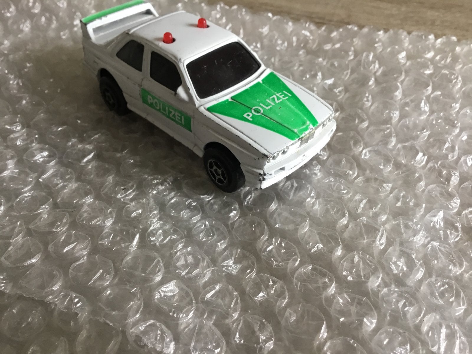 Vintage BMW M3 Politie Speelgoedauto, Ophalen of Verzenden, Gebruikt