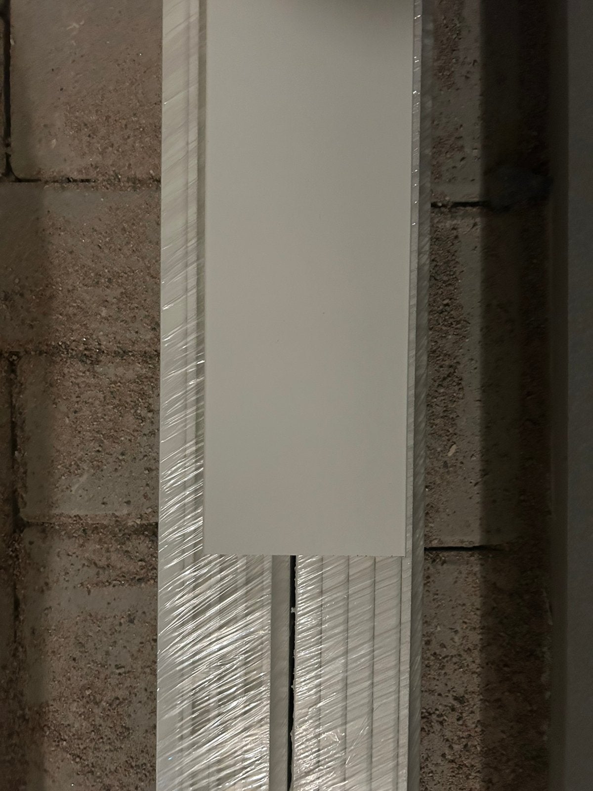 Witte plinten MDF - RAL 9010 - 240 cm lang, 9cm hoog, Ophalen, Nieuw, Mdf, 200 tot 250 cm