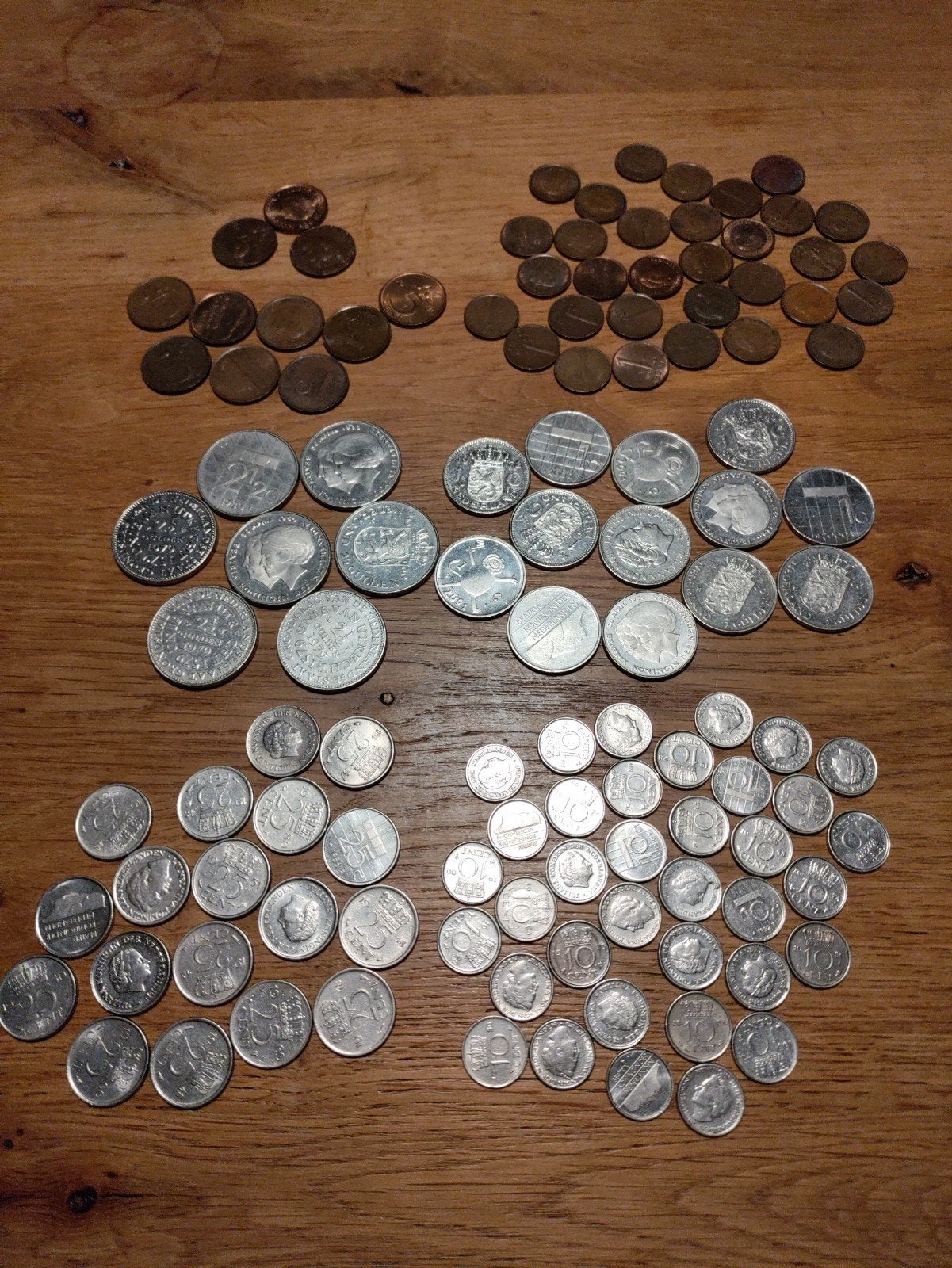 110+ Nederlandse munten (divers) - Rijksdaalders tot centen, Ophalen of Verzenden, Koningin Beatrix, 2½ gulden, Setje