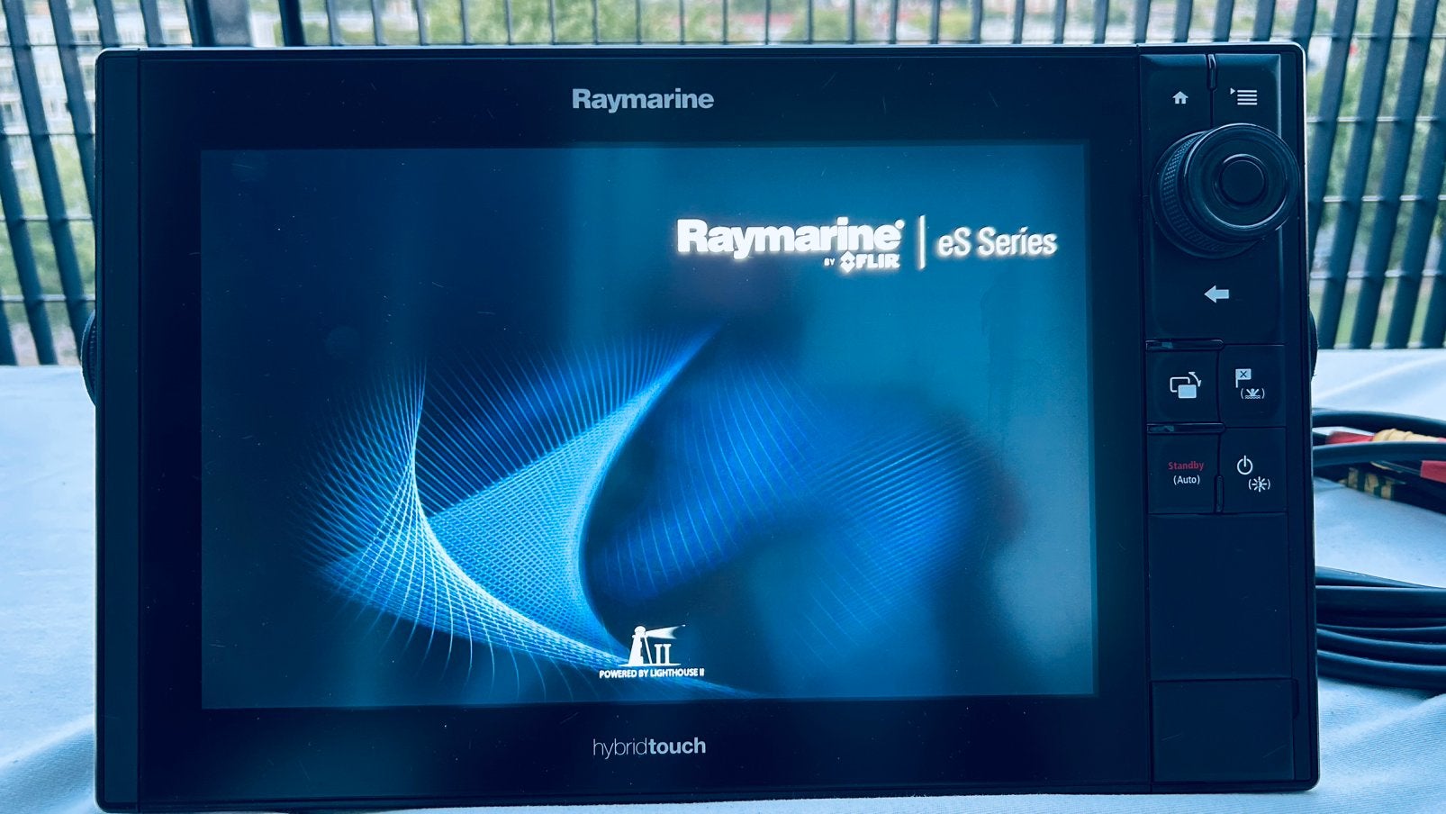 RAYMARINE  12,1 inch  ES 127   / E70284 PLOTTER !, Ophalen, Zo goed als nieuw, Kaartplotter of Fish Finder