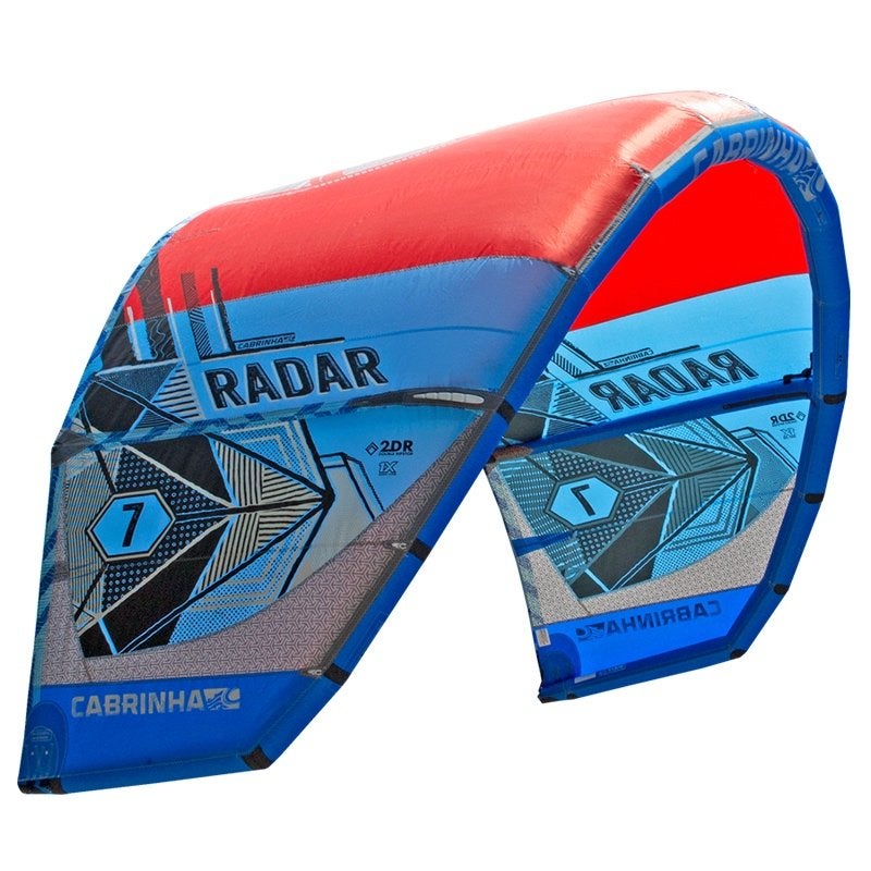 Kites Cabrinha Radar 2018 7m en 10m met bar, Watersport en Boten, Kitesurfen, Ophalen, Gebruikt, 10 m², Geen board