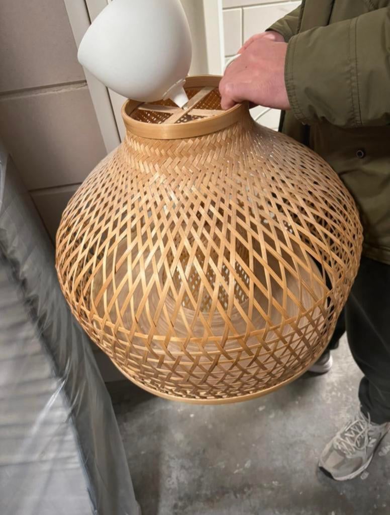 IKEA hanglamp, Ophalen of Verzenden, Zo goed als nieuw, Rond