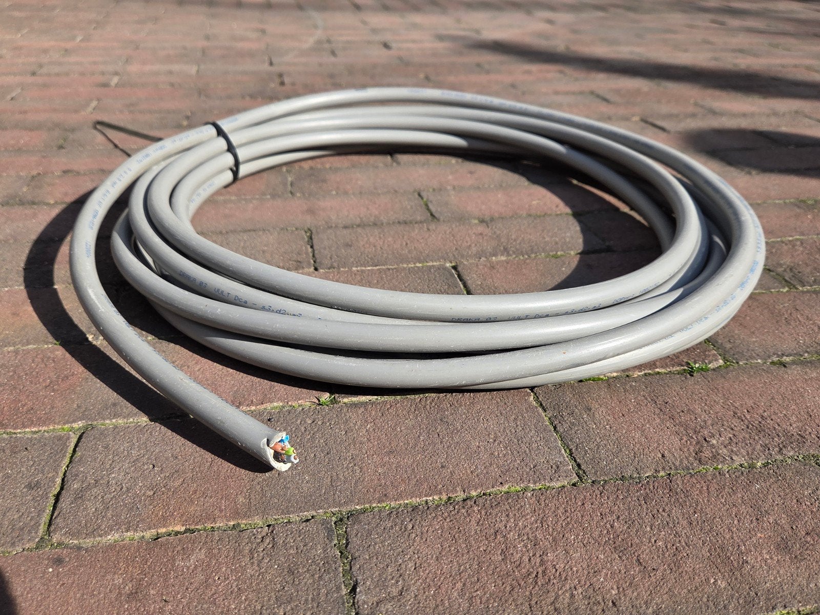 Draka Vult Kabel 5G2,5mm² - 8 meter, Ophalen of Verzenden, Nieuw, Draka, Kabel of Snoer