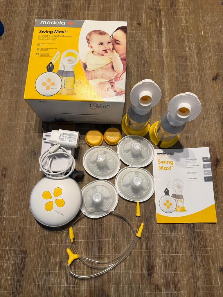 Medela Swing Maxi electric breast double pump, Kinderen en Baby's, Babyvoeding en Toebehoren, Gebruikt, Borstkolf, Ophalen
