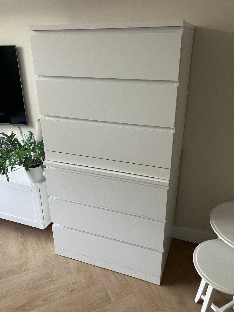 2x IKEA Ladekast met 2 x 3 lades - 81x78x48 cm, Ophalen, Gebruikt, 50 tot 100 cm, 3 of 4 laden