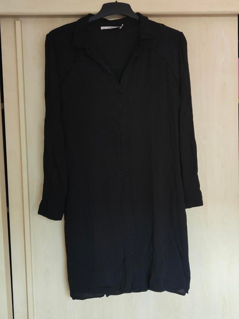 Aaiko Zwarte Tuniek/Jurk Maat M, Kleding | Dames, Jurken, Gedragen, Maat 38/40 (M), Zwart, Boven de knie, Ophalen of Verzenden