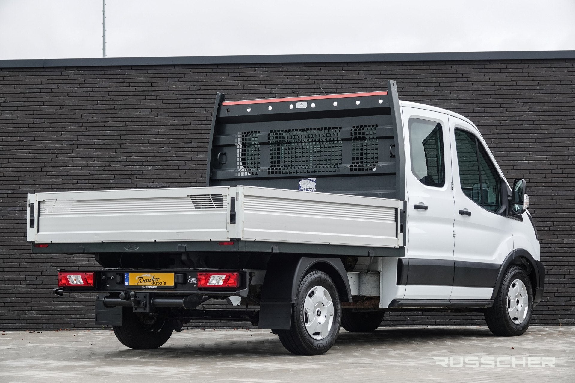 Ford Transit Open Laadbak | L2 | Dubbele Cabine | 2.0Tdci 13, Voorwielaandrijving, Stof, Zwart, 4 cilinders