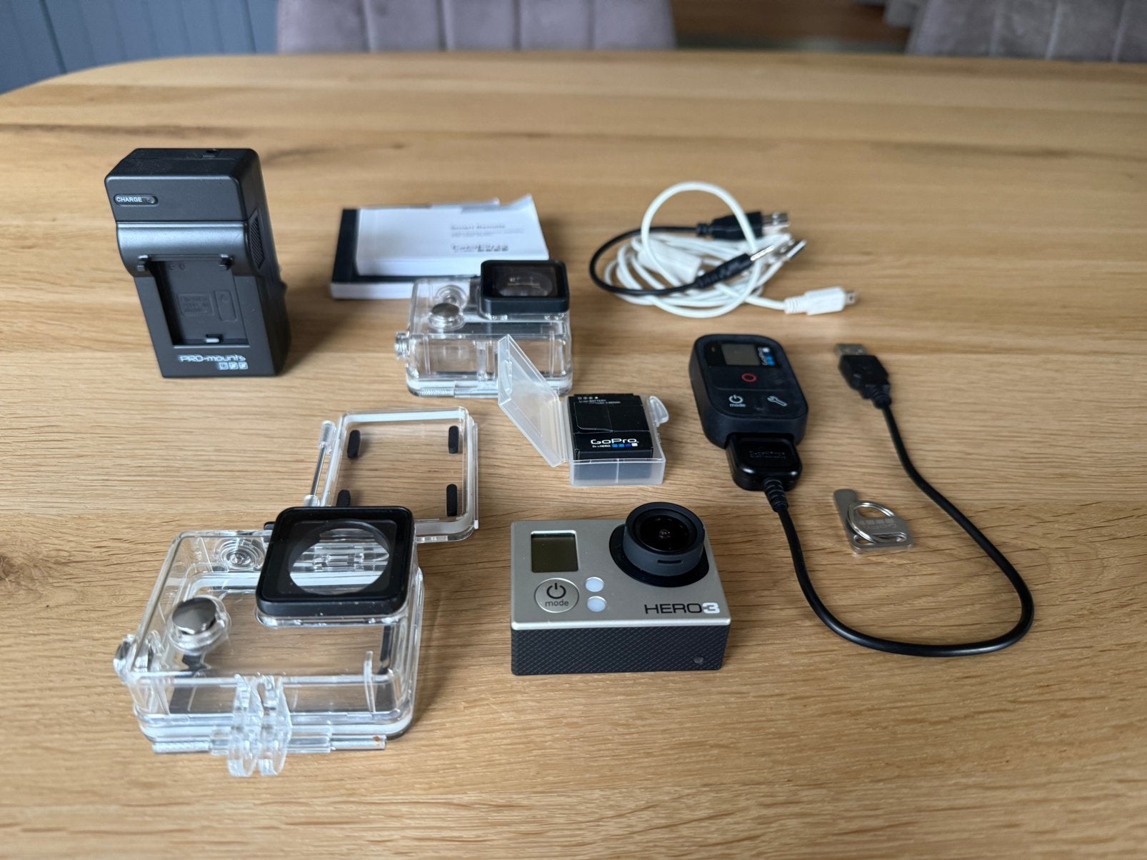 GoPro Here 3 white, Ophalen of Verzenden, Zo goed als nieuw, GoPro