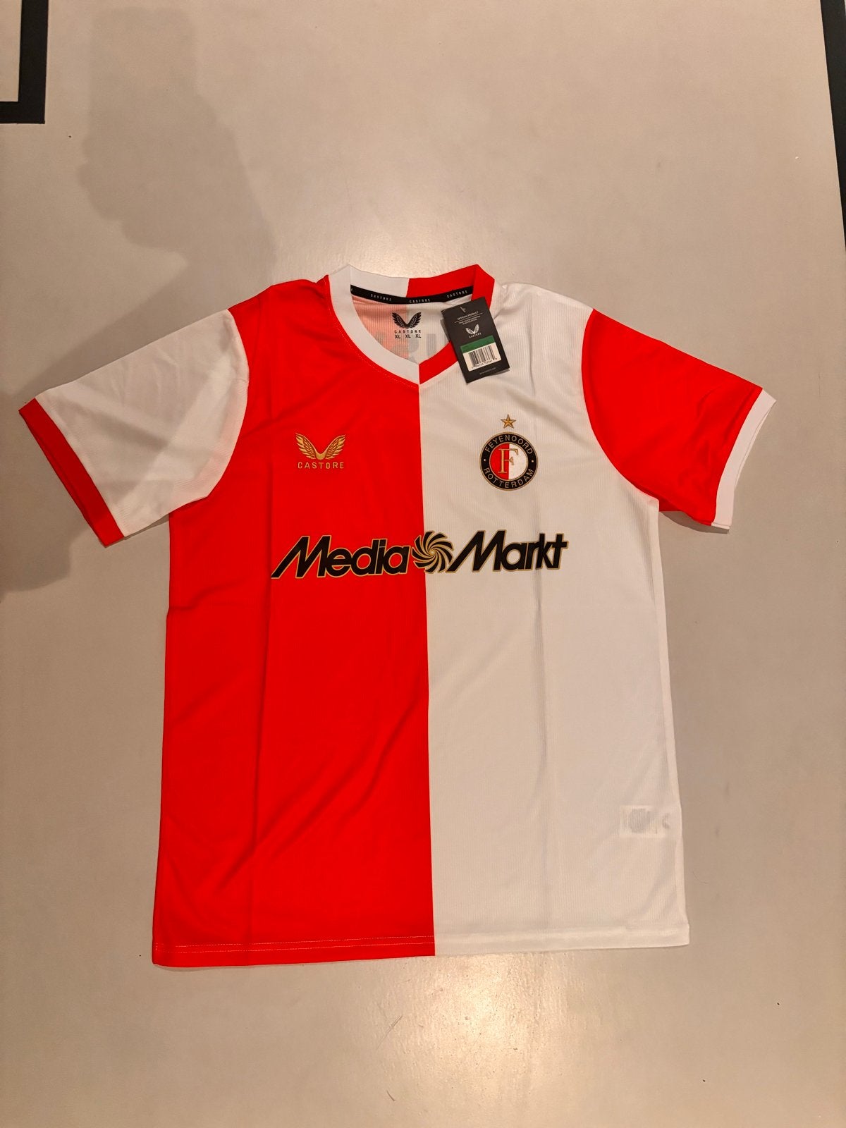 Feyenoord Thuisshirt - Maat XL - Nieuw met kaartje, Meerkleurig, Ophalen of Verzenden, Voetbal, Maat 56/58 (XL)