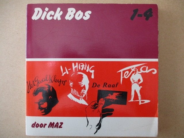 w0523 dick bos 1 t/m 3, Eén stripboek, Ophalen, Gelezen
