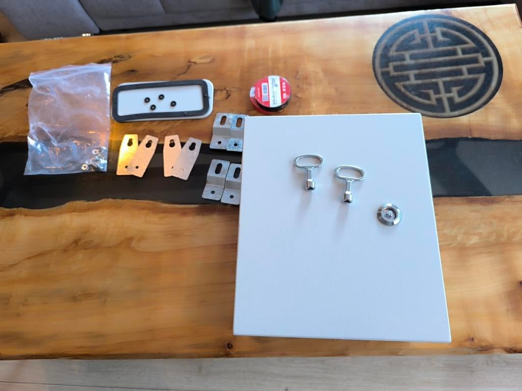 RVS IP55 Schakelkast met 2 Sleutels en rubbers, Doe-het-zelf en Verbouw, Elektra en Kabels, Ophalen