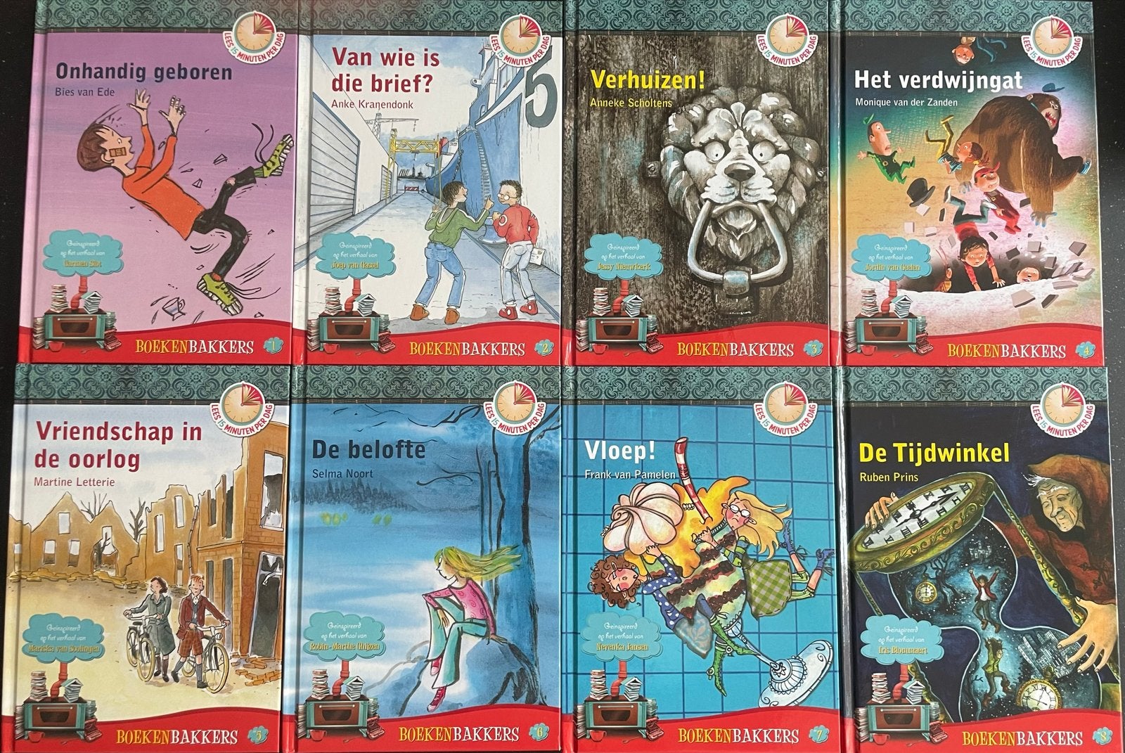 Boekenset Boekenbakkers voor kinderen tot 12 jaar, Boeken, Ophalen of Verzenden, Gelezen, Fictie algemeen