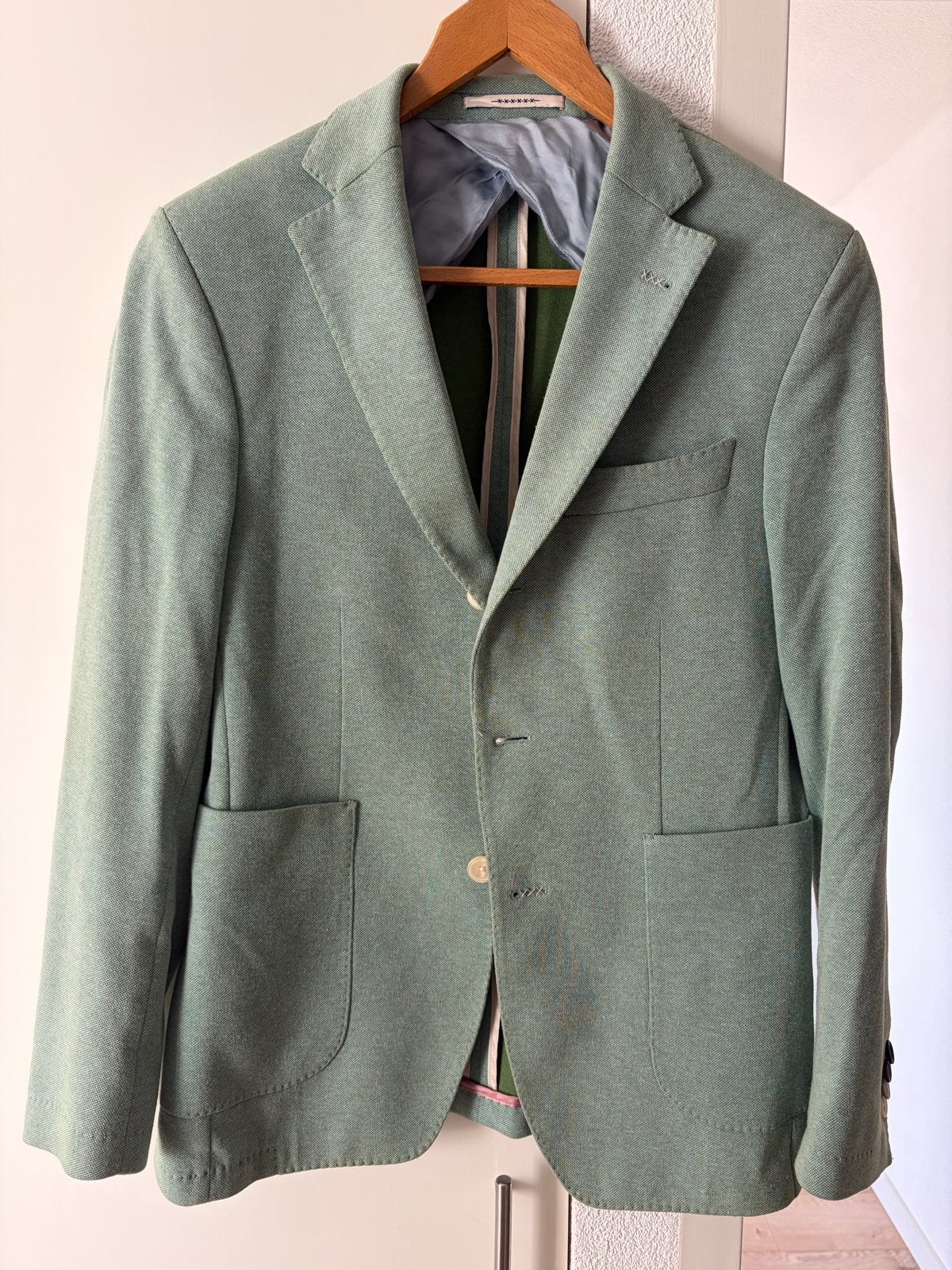 Van Gils Colbert maat S, Kleding | Heren, Ophalen of Verzenden, Gedragen, Overige maten, Groen