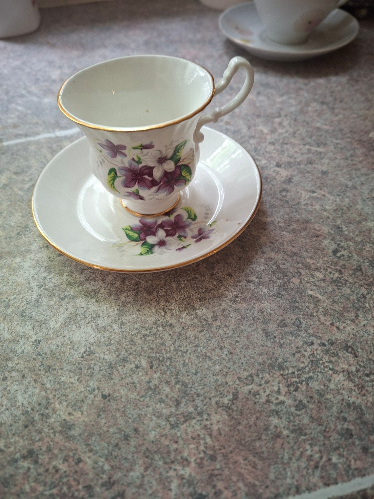 Royal Park Staffordshire Bone China Kop en Schotel, Antiek en Kunst, Ophalen of Verzenden