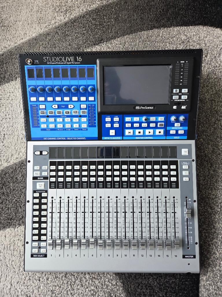 Presonus StudioLive  16 Mixer Nieuwstaat + Flightcase, Muziek en Instrumenten, Mengpanelen, Ophalen, Zo goed als nieuw, 10 tot 20 kanalen