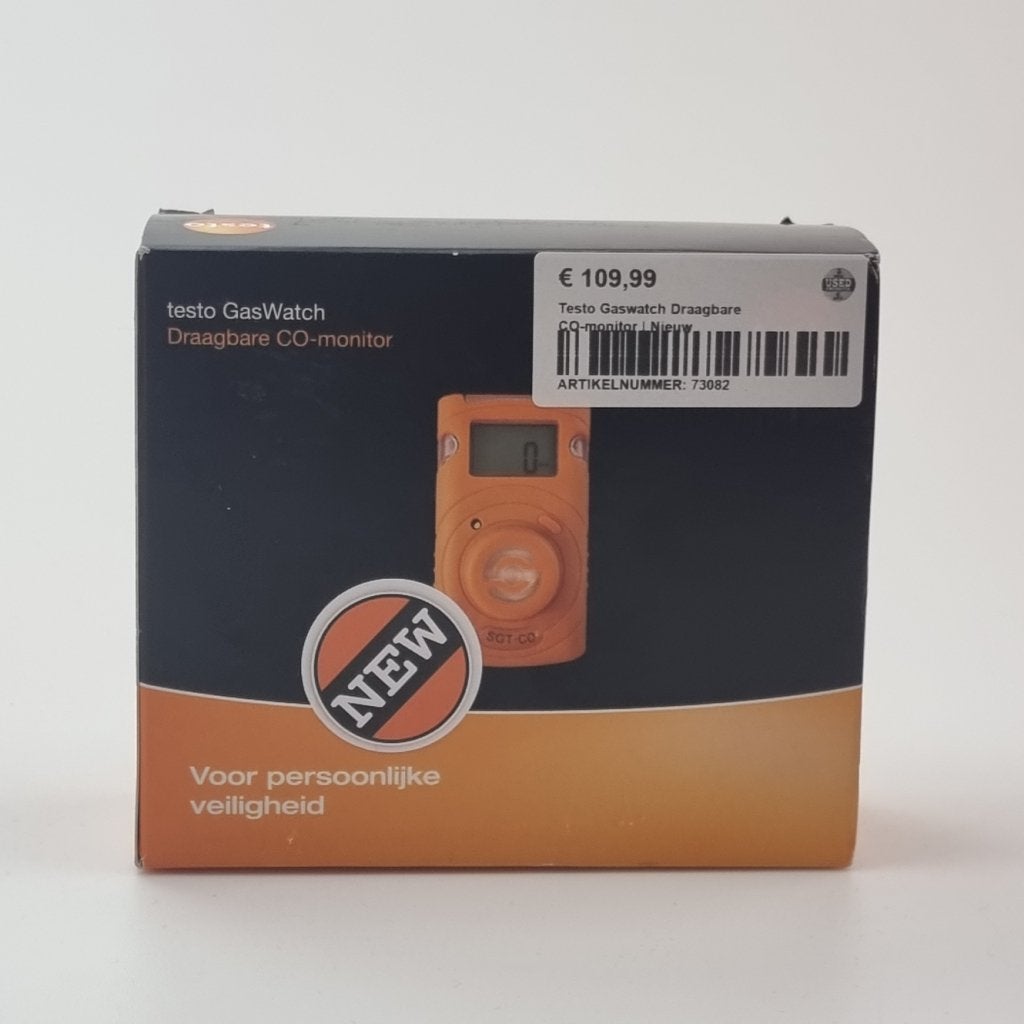 Testo Gaswatch Draagbare CO-monitor | Nieuw in doos, Doe-het-zelf en Verbouw, Testo, Gebruikt, Support@testo.com, Testo AG, Testo-Str. 1, 
79853 Lenzkirch
Germany