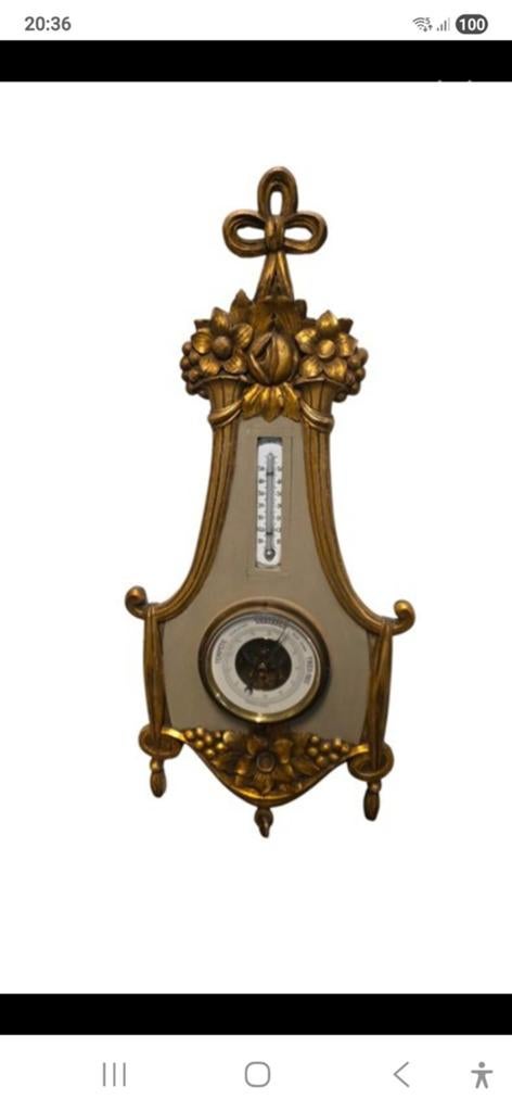 Antieke Louis XVI  barometer
