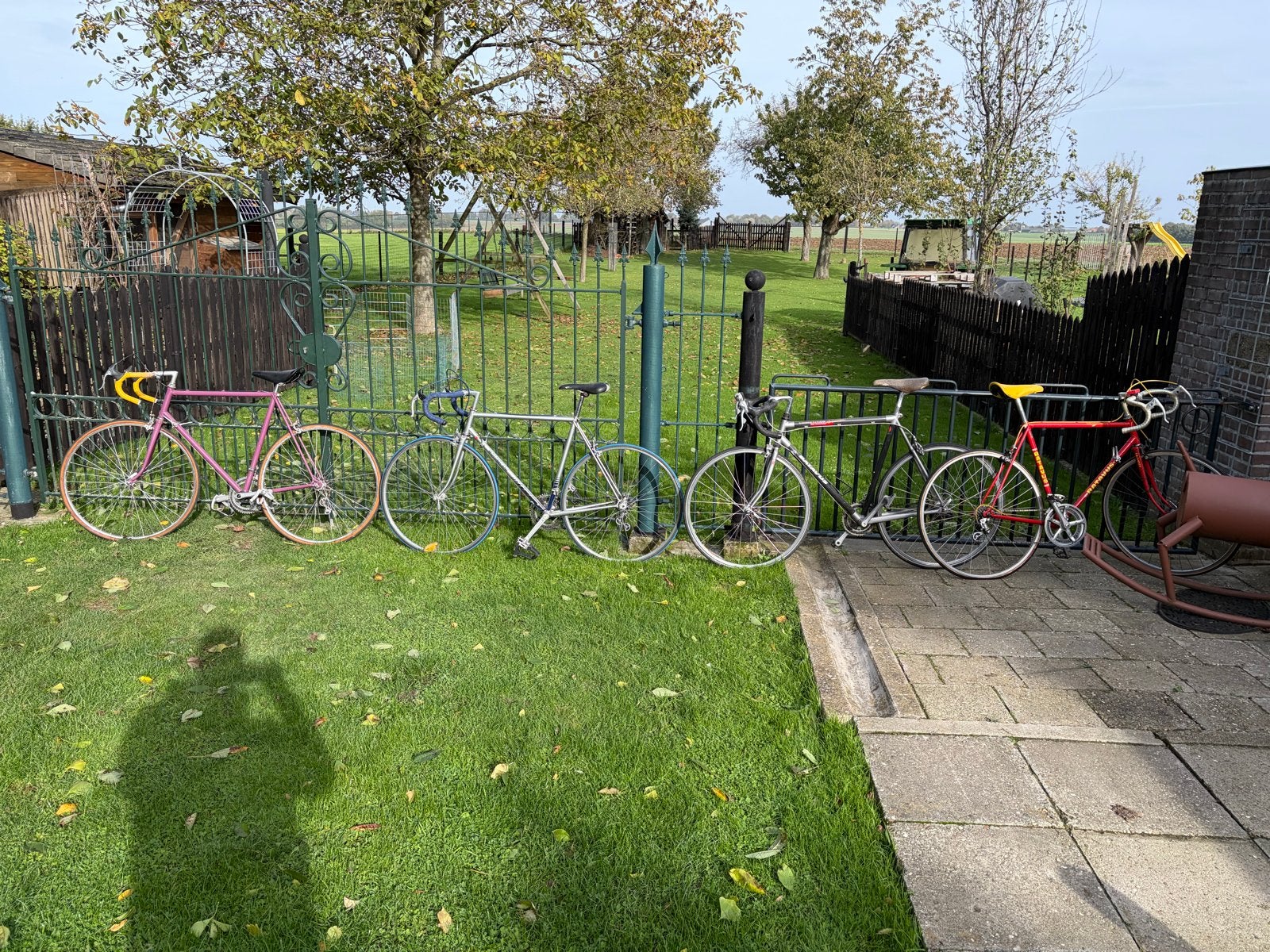 Partij old school racefietsen: Batavus, Motobecane, merkloos, Ophalen, Gebruikt, Batavus