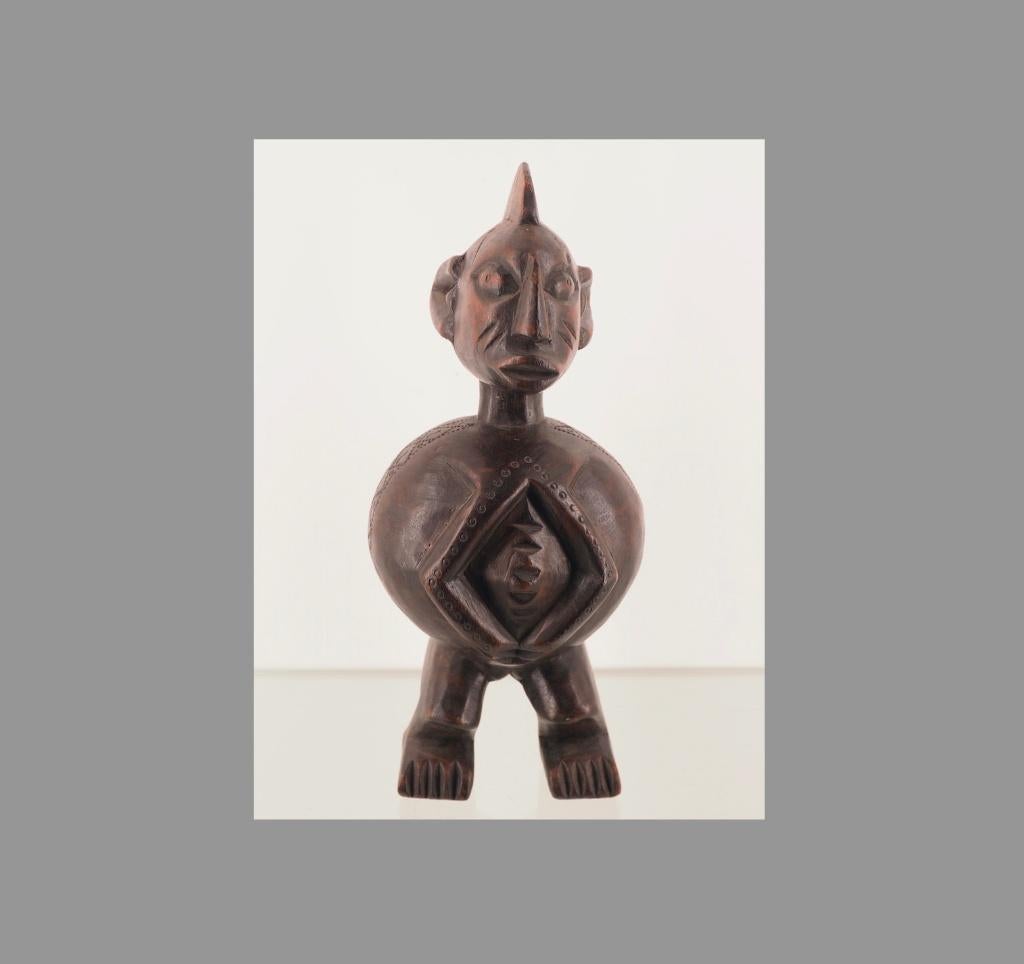 Div. Afr. kunst oa figuur Nigeria (170701-06), Ophalen of Verzenden