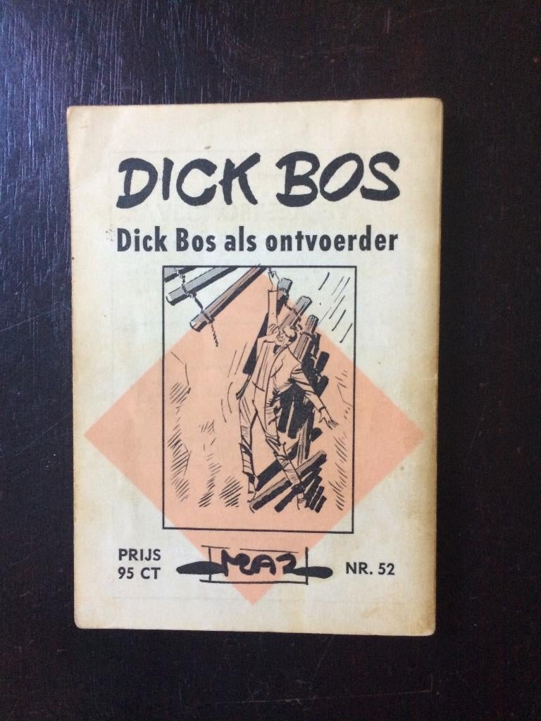 Dick Bos als ontvoerder, Boeken, Eén stripboek, Ophalen of Verzenden, Gelezen