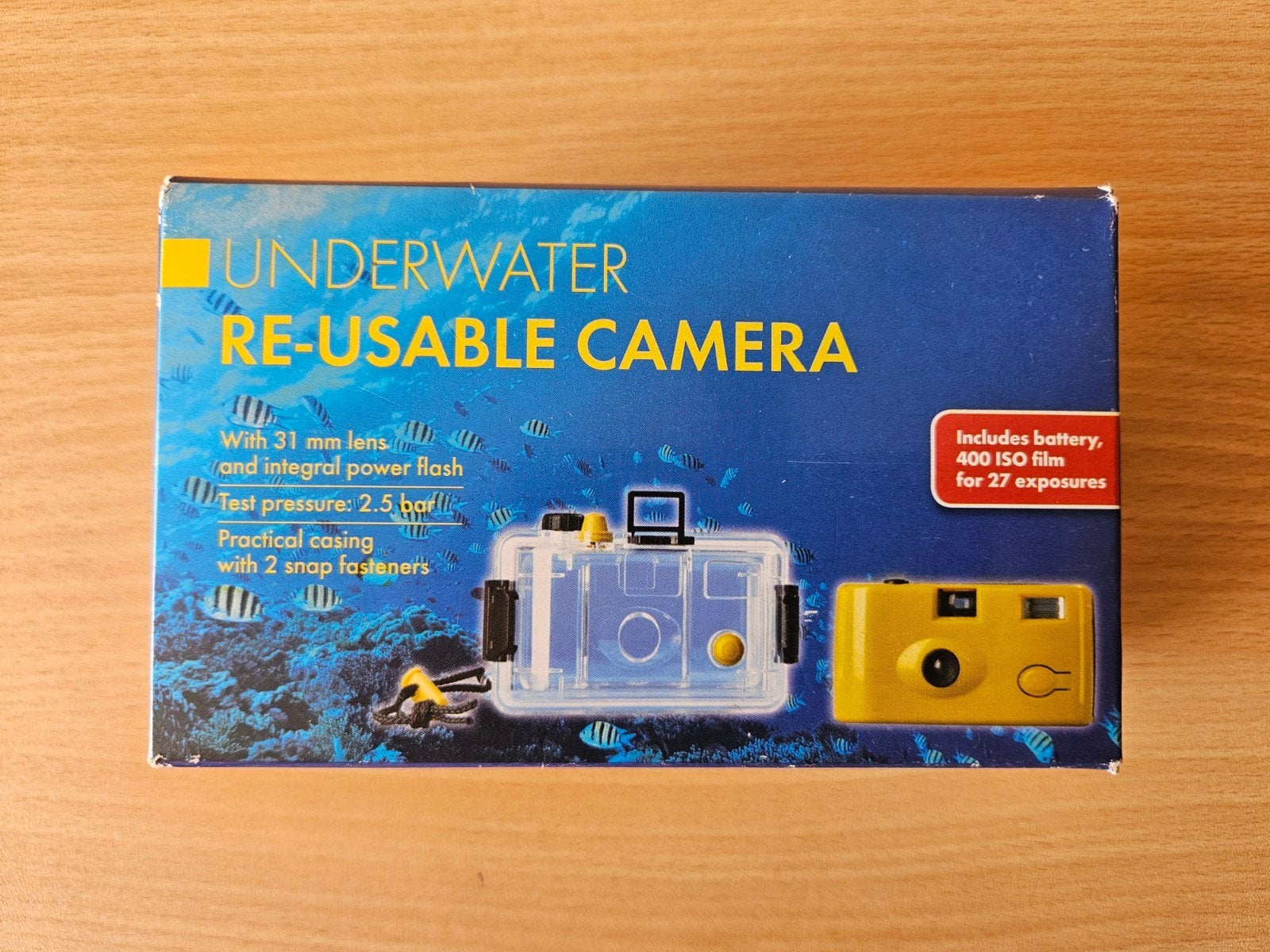 Fotocamera fototoestel voor onder water herbruikbaar, Ophalen of Verzenden, Zo goed als nieuw, Overige merken, 10 t/m 40 meter